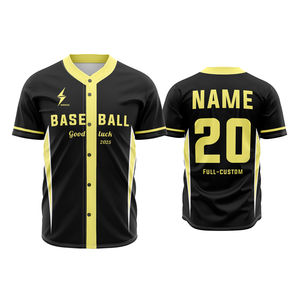 Uniformes de jerseys de béisbol de moda baratos de fabricación profesional de Pakistán - Product Image 1