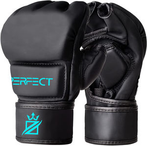 Nuevos guantes de boxeo personalizados de alta calidad Material de cuero muñequeras ajustables Unisex adultos a granel para uso en exteriores competición - Product Image 5
