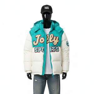 Chaqueta Acolchada para Mujer, Tejido de Poliéster de Primera Calidad, Paneles de Bloques de Color, Chaqueta Acolchada con Apliques Personalizados y Logotipo - Product Image 6