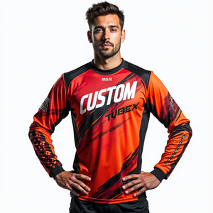 Jersey de carreras de manga larga para Motocross para hombre, sublimado, personalizado, transpirable y a prueba de viento, apto para ATV, motocicleta y Deportes de bicicleta - Product Image 6