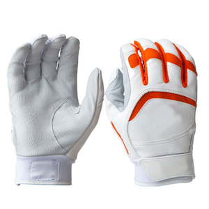 Guantes de bateo de béisbol de cuero originales hechos a medida Guantes transpirables de estilo deportivo antideslizantes duraderos y flexibles profesionales - Product Image 5