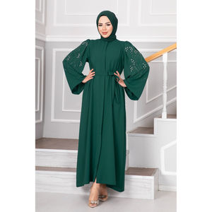 New Season <b>Women</b> Winter Islamic Clothing Abaya Dress <b>Kaftan</b> Tunic Dubai Muslim Islamic Fashion Turkish Made Islamic Dresses - Product Image 3