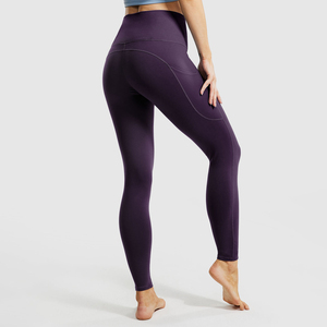 Leggings de yoga fitness pour femmes OEM, taille haute, respirants, légers, tricotés, extensibles, entraînement, 2026 - Product Image 3