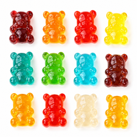 Bonbons Gélifiés Personnalisés Oursons Saveur Fruitée Acidulée Douce Halal Vente en Gros Usine OEM Marque Privée TIK TOK Présentoir en Vrac