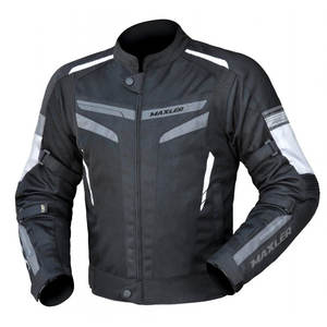Veste en maille textile pour moto d'été de haute qualité avec col montant Nouveau design Coupe-vent et respirant Logo personnalisé sur le devant - Product Image 1