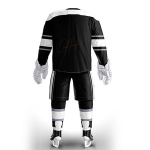 Uniforme de hockey sobre hielo cómodo y personalizado, en stock, 100% poliéster, fabricado por Oye Hoye International - Product Image 2