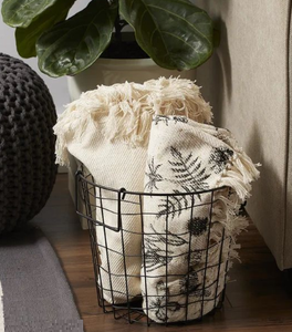 ตะกร้าโลหะเก็บของทำมือตะกร้าเก็บของอเนกประสงค์สำหรับตกแต่งบ้าน - Product Image 3