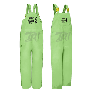 Conjunto de ropa de trabajo aislada de alta visibilidad, camisa abotonada con cuello redondo de poliéster con peto, ropa de trabajo impermeable de seguridad Industrial - Product Image 4