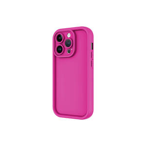 Coque en silicone Netzy SAFA à motif ananas pour iPhone 14 Pro rose foncé avec protection de l'appareil photo, protection de téléphone, protection XR - Product Image 5