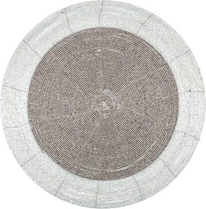 El mejor diseño temático, vajilla redondeada, mantel decorativo con cuentas de vidrio, Mantel Individual para fiestas y otras funciones - Product Image 1