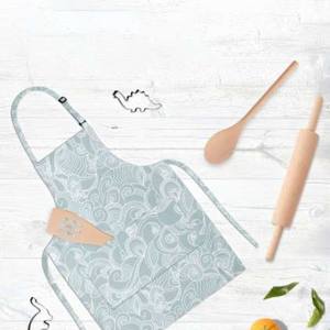 Delantal de cocina sin mangas con logotipo personalizado, delantal de cocina de chef de algodón y poliéster, delantal impermeable para lavavajillas - Product Image 3