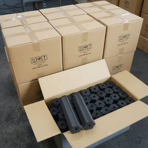 Briquettes de charbon de coco écologiques sans fumée, durée de combustion de 4 à 6 heures pour barbecue et chauffage industriel - Product Image 5