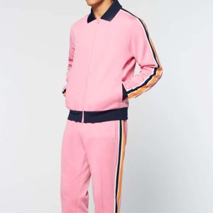 Conjunto de chaqueta y pantalón de chándal informal transpirable y ligero para correr y gimnasio Logotipo de invierno para uso diario - Product Image 5