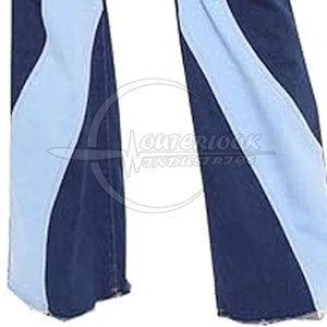 OEM 2025 Pantalon large personnalisé pour femmes, respirant, taille moyenne, décontracté, grande taille, différentes couleurs, techniques de lavage - Product Image 6