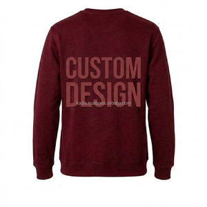 <b>Men</b> Casual Winter Hoodie Sweatshirt Long Sleeve Crew Neck Custom Logo <b>Fleece</b> Sweatshirt - Product Image 6