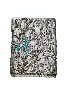 ผ้าจอร์จจากอินเดีย ราคาสมเหตุสมผล ผ้าลูกไม้ปักมือสำหรับผู้หญิง ผ้าจอร์จสำหรับผู้หญิง ผ้าสำหรับงานแต่งงานพิเศษ - Product Image 5