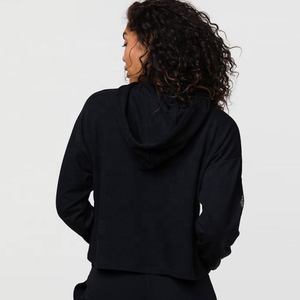 Nouveau Design Femmes Crop Top Hoodies Haute Qualité Printemps Et Automne À La Mode Cropped Hoodies Femmes Hoodies & Sweatshirts - Product Image 5