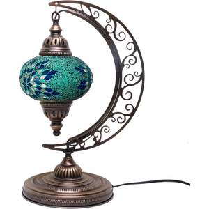 Lampe en mosaïque métallique de style turc, artisanale avec vitraux, pour une chambre élégante et une décoration artistique de la maison - Product Image 5