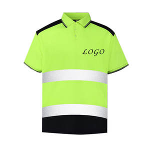 เสื้อโปโลทำงานแบบกันน้ำสะท้อนแสง 100% โพลีเอสเตอร์ พร้อมโลโก้สั่งทำพิเศษ ป้องกันแบคทีเรีย สำหรับทุกเพศ - Product Image 1