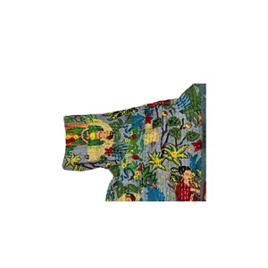 Chaqueta Bomber Reversible Farihda Khalo Kanta para Mujer, Talla XL, Estilo Universitario Acolchado con Decoración de Parches para Primavera y Otoño - Product Image 4