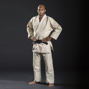 Durable Cotton Judo Uniform for Training Tournament Double Weave Judogi Reinforced Stitching Custom Logo 340g Customizable Size - Product Image 2