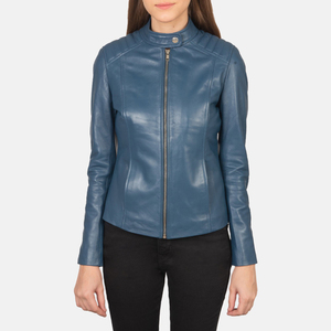 2025 venta al por mayor nuevas chaquetas de mujer Premium ropa de moda chaquetas de cuero genuino para mujeres Venta caliente chaquetas de cuero con estilo - Product Image 1
