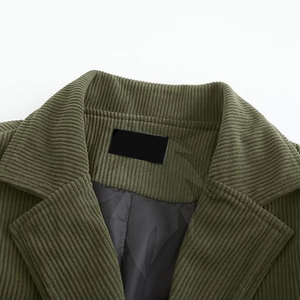 Customized Logo Corduroy <b>Jacket</b> for <b>Men</b> Fashion Wear With <b>Down</b> <b>Fill</b> Winter Outdoor Wear Low MOQ - Product Image 4