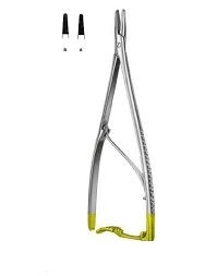 Porte-aiguilles manuel en acier inoxydable Zweifel, pinces chirurgicales réutilisables, ensemble d'instruments médicaux certifiés CE Classe II de haute qualité - Product Image 3
