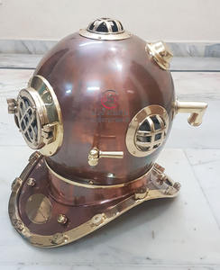 Collectible Marine Brass & Copper Finish Divers Diving Helmet Nautical Deep Sea Scuba Metal Made Marine Diving Helmet - Product Image 4