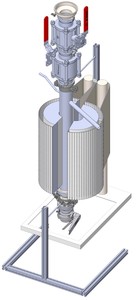 Pirolizador continuo a pequeña escala, unidad de 1 kg/h para neumáticos de desecho de plástico y reciclaje de biomasa - Product Image 3