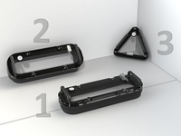 Caja de soldadura al vacío de prueba de soldadura de borde interior transparente completa de 3x90 grados, solución pionera diseñada con materiales de alta calidad
