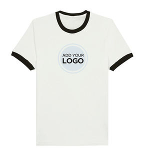 เสื้อยืดผ้าฝ้ายโพลีเอสเตอร์แขนสั้นเข้ารูปแบบคลาสสิกเสื้อยืดเนื้อนิ่มสำหรับออกกำลังกาย - Product Image 2