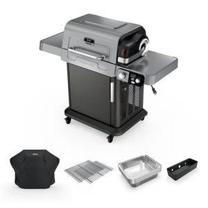 NUEVO y EXCLUSIVO: Parrilla Ninja FlexFlame, Ahumador Eléctrico de Propano, Asador, Sistema de Cocina 5 en 1, Portátil - Product Image 4