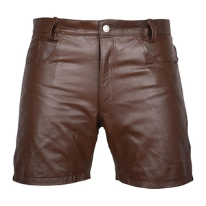 Pakistan fait pas cher prix de haute qualité confortable respirant décontracté hommes Shorts en cuir contraste de couleur imperméable séchage rapide - Product Image 6