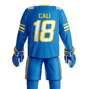 Uniformes de hockey sobre hielo por sublimación de estilo único, conjuntos de uniformes de hockey sobre hielo deportivos personalizados para entrenamiento - Product Image 6