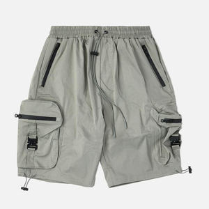 <b>Men's</b> New Season High Street Style Plus Size Breathable Nylon <b>Combat</b> Utility Cargo <b>Shorts</b> Mid Waist Sweat <b>Shorts</b> Elastic Knitted - Product Image 1
