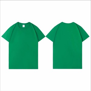 200g Heavy Duty 100% algodón manga corta hombres mujeres estudiante verano Simple BF estilo Loose Fit Top - Product Image 1