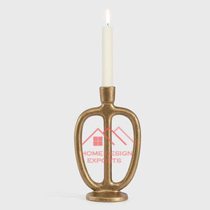 Portavelas de Aluminio Crudo Hecho a Mano de Último Diseño, Regalos, Arreglos de Velas, Juego de 2 Portavelas de Diferentes Tamaños - Product Image 3