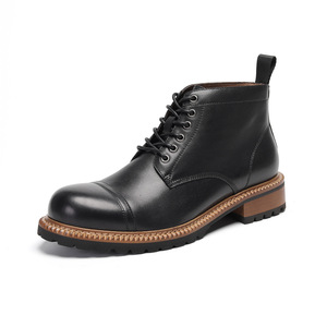 Botas Chukka de Gamuza con Cordones Clásicos y Tacón Resistente al Desgaste para Hombre, Estilo Casual de Negocios y Retro - Product Image 5