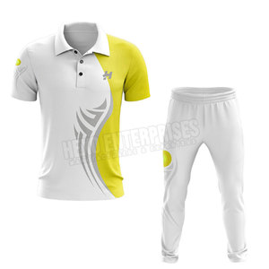 Maillot de cricket léger à manches courtes pour hommes, nouveau design, imprimé, en polyester, uniforme de sport pour adultes, personnalisable - Product Image 4