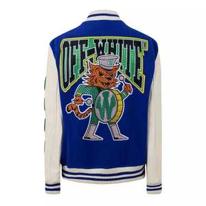 Chaqueta universitaria de alta calidad para mujer, chaqueta Bomber bordada personalizada de gran tamaño, estilo universitario Letterman a la moda, ventas al por mayor - Product Image 6