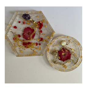 Mats & Pads Home Bar Decoration Coaster for Cup Leaf Coaster Customize Shaped <b>Resin</b> Green Silver Gold Accessories Europe Style - Product Image 5