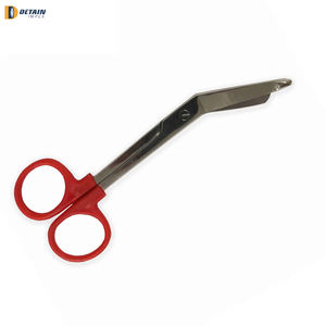 Kit de tijeras y sutur de yeso quirúrgico de acero inoxidable de alta calidad, instrumentos médicos curvos y rectos, fuente de alimentación Manual - Product Image 3