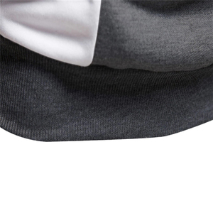Sudadera con capucha con estampado de letras de bloque de color para hombre con cordón bolsillo de canguro personalizado para hombre venta al por mayor alta calidad Vintage peso pesado OEM - Product Image 3