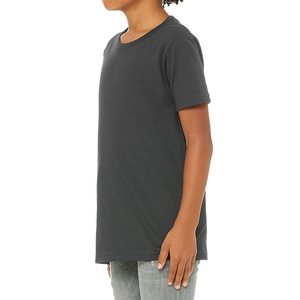 Vêtements pour enfants de haute qualité couleur unie 100% coton T-Shirt garçons filles col rond T-shirt à manches longues enfants - Product Image 4