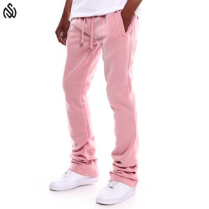 Joggers de hombre para exteriores/ropa de calle personalizada pantalones de chándal de lana pantalones acampanados para hombre Jogger informal - Product Image 4