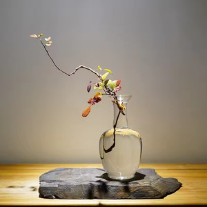 Vase en verre soufflé à la main à haute teneur en borosilicate Unique moderne créatif Vase à fleurs colorées décor à la maison étude lit salle à manger inspiré INS - Product Image 5