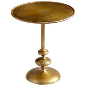 Table basse ronde élégante en métal doré Cadre métallique élégant et meubles de salon haut de gamme avec plateau élégant pour la décoration intérieure - Product Image 2