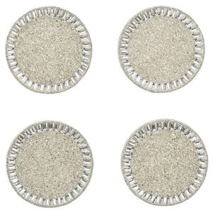 Posavasos con cuentas de vidrio decorativo para mesa de fiesta de boda bordado de La India por Faiz Handicrafts - Product Image 1