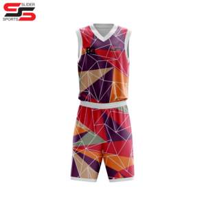 Kit de uniforme de baloncesto de alta calidad hecho en material de poliéster 100% Kit de uniforme de baloncesto para unisex - Product Image 3